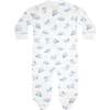 Mini Voyages Zipper Footie Blue - Footie Pajamas - 3