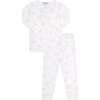 Charming Bows Print Pajamas Pink - Pajamas - 2