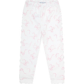 Charming Bows Print Pajamas Pink - Pajamas - 4