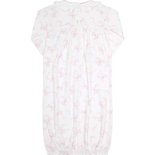 Charming Bows Print Gown Pink