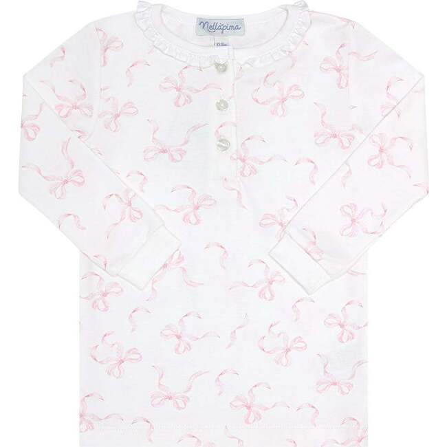 Charming Bows Print Pajamas Pink - Pajamas - 5