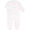 Pink Puppy Love Print Zipper Footie Pink - Footie Pajamas - 1 - thumbnail