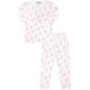 Pink Puppy Love Print Pajamas Pink - Pajamas - 1 - thumbnail