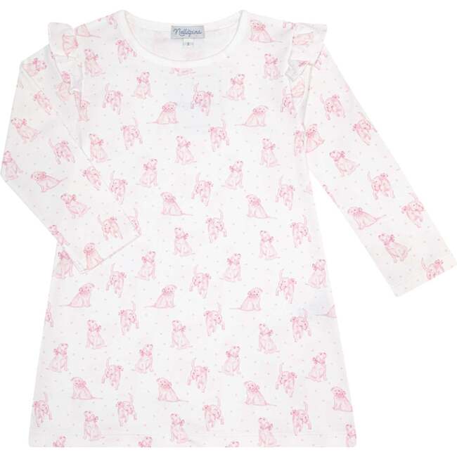 Pink Puppy Love Print Playtime Dress Pink