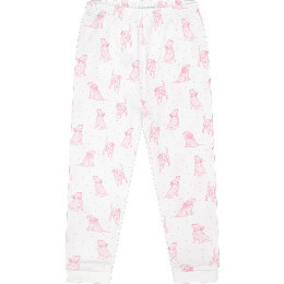 Pink Puppy Love Print Pajamas Pink - Pajamas - 3