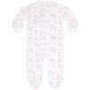 Pink Lone Star Toile Zipper Footie Pink - Footie Pajamas - 2