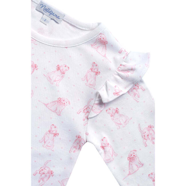 Pink Puppy Love Print Playtime Dress Pink - Dresses - 3