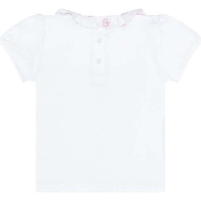 Pink Heart Print Tee Pink