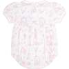 Pink Lone Star Toile Smocked Bubble Pink - Rompers - 2 - thumbnail