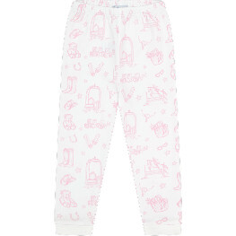 Pink Lone Star Toile Pajamas Pink - Pajamas - 3