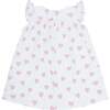 Pink Heart Print Scoop Neck Dress Pink - Dresses - 2