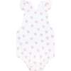 Pink Heart Print Ruffle Bubble Pink - Rompers - 1 - thumbnail
