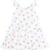 Pink Heart Print Ruffle Dress Pink - Dresses - 1 - thumbnail