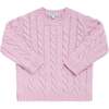 Cable Knit Sweater Pink - Sweaters - 1 - thumbnail
