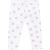 Pink Heart Print Pima Leggings Pink - Leggings - 3