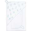 Blue Puppy Love Print Towel Blue - Bath Towels - 1 - thumbnail