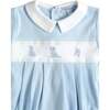 Blue Puppy Love Embroidery Bubble LS Blue - Rompers - 3