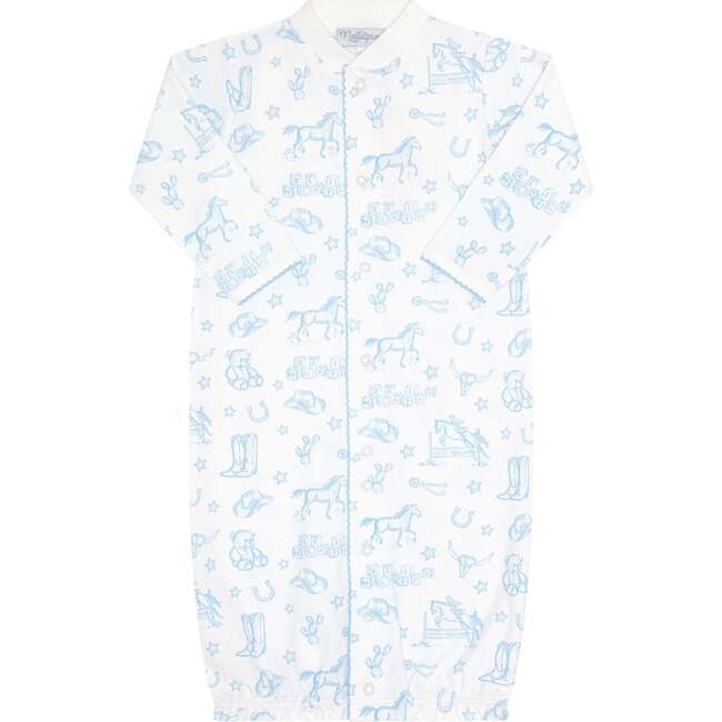 Blue Lone Star Toile Converter Gown Blue