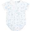 Blue Lone Star Toile Bubble Blue - Rompers - 1 - thumbnail