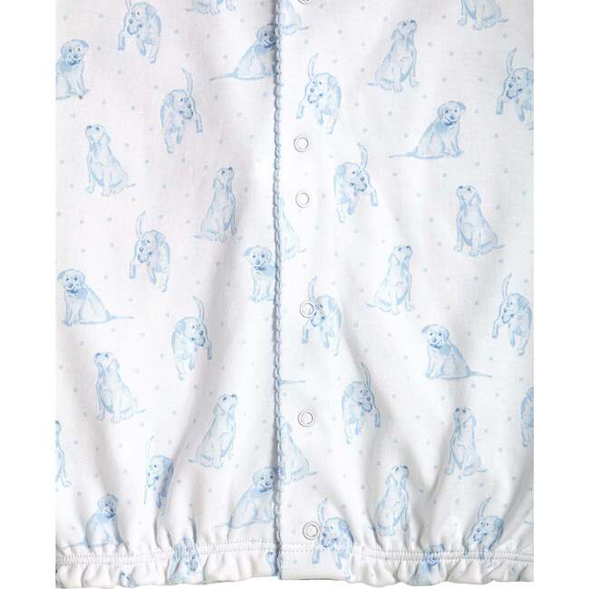 Blue Puppy Love Print Converter Gown Blue - Nightgowns - 3