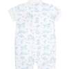 Blue Lone Star Toile Romper Blue - Rompers - 2