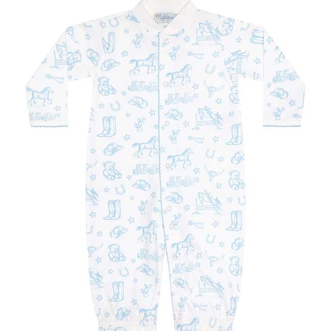 Blue Lone Star Toile Converter Gown Blue - Nightgowns - 3