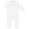 Blue Elephant Zipper Footie Blue - Footie Pajamas - 1 - thumbnail