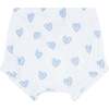 Blue Heart Print Onesie Set Blue - Mixed Apparel Set - 3 - thumbnail