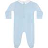 Mini Voyages Embroidery Footie Blue - Footie Pajamas - 2
