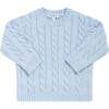 Cable Knit Sweater Blue - Sweaters - 1 - thumbnail