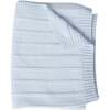 Cable Knit Blanket Blue - Blankets - 1 - thumbnail