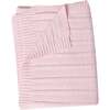 Cable Knit Blanket White - Blankets - 2 - thumbnail