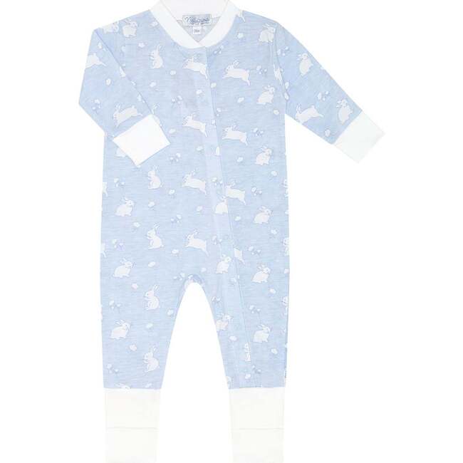 Blue Bunny Cotton Coverall Blue