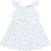 Blue Bunny Toile Ruffle Dress Blue - Dresses - 1 - thumbnail