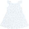Blue Bunny Toile Ruffle Dress Blue - Dresses - 2 - thumbnail