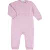 Basket Weave Knit Bodysuit Pink - Onesies - 1 - thumbnail