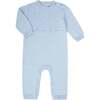 Basket Weave Knit Bodysuit Blue - Onesies - 1 - thumbnail