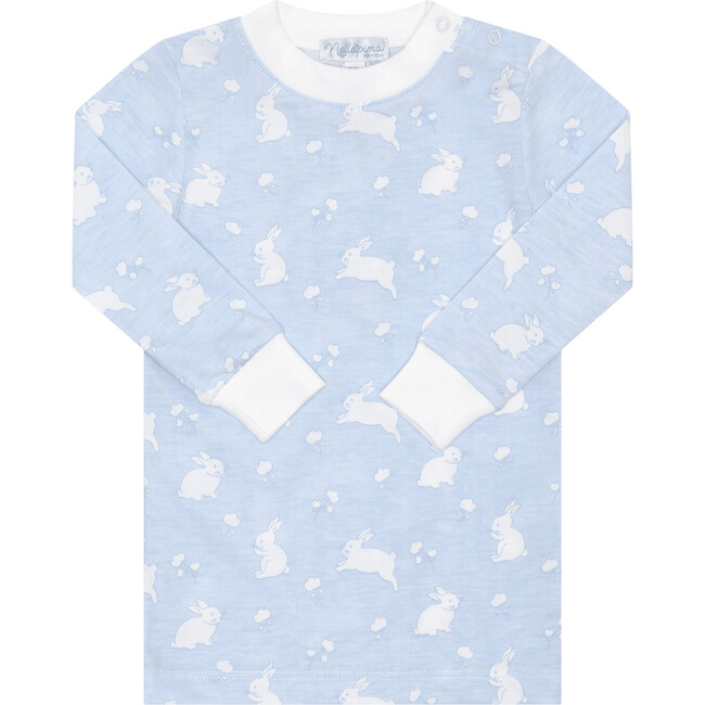 Blue Bunny Cotton Pajamas Blue
