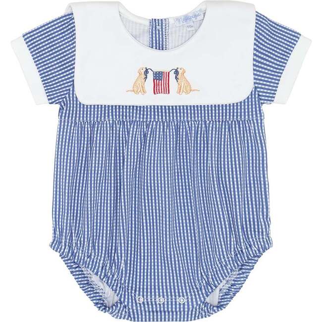 American Pups Square Collared Bubble Blue