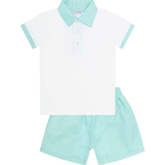 Aqua Boy Capri Set Aqua