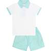 Aqua Boy Capri Set Aqua - Mixed Apparel Set - 1 - thumbnail