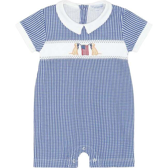 American Pups Boys Romper Blue