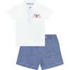 American Pups Boys Short Set Blue - Mixed Apparel Set - 1 - thumbnail