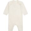 Ariel Cashmere Romper in Ivory - Rompers - 2 - thumbnail