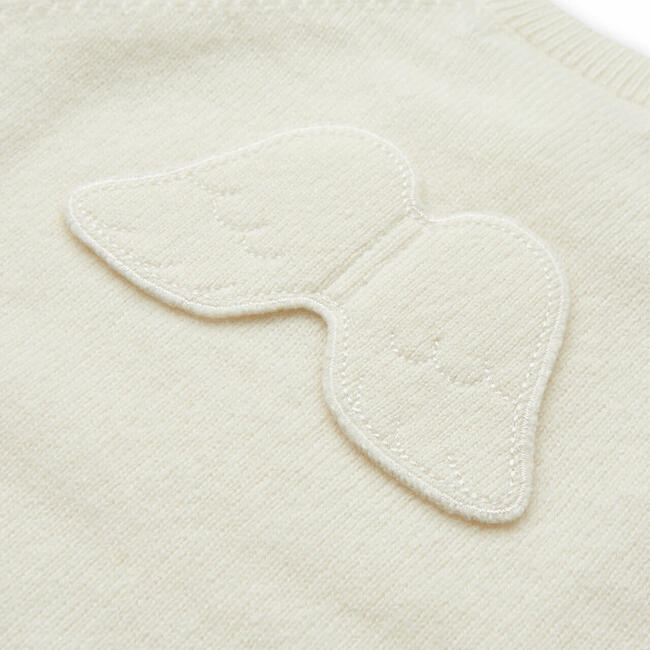 Ariel Cashmere Romper in Ivory - Rompers - 3