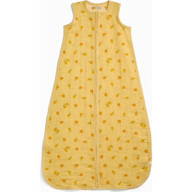 Citrus Print Muslin Front Opening Sleeping Bag 0.5 TOG