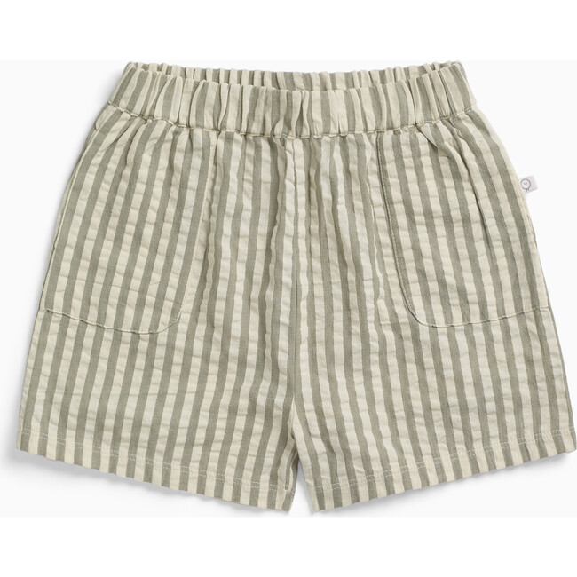 Stripe Seersucker Shorts