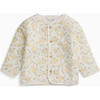 Floral Muslin Quilted Jacket - Jackets - 2