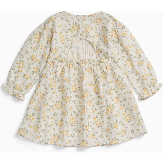 Floral Muslin Long Sleeve Dress