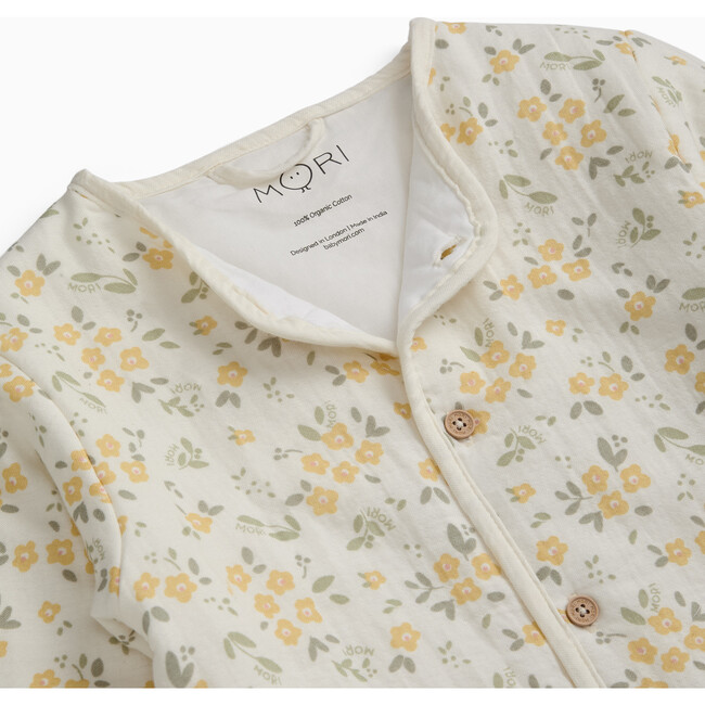 Floral Muslin Quilted Jacket - Jackets - 3